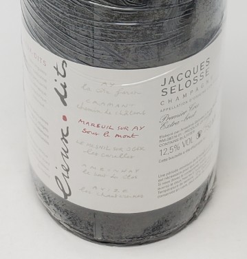 Jacques Selosse Lieux Dits Sous Le Mont Mareuil Sur Ay NV